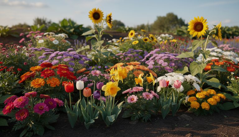 découvrez quelles fleurs planter pour un jardin coloré toute la saison et profitez d'un espace vibrant et fleuri du printemps à l'automne.